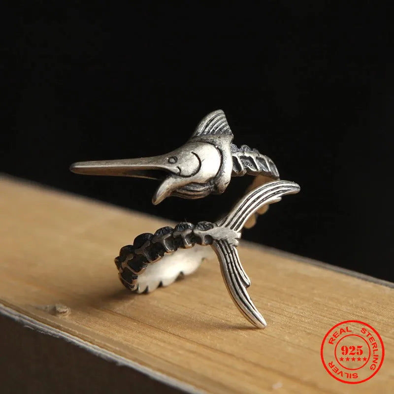 Marlin Skeleton Ring