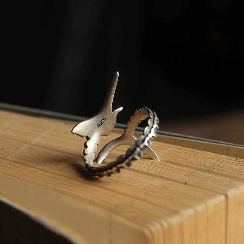 Marlin Skeleton Ring