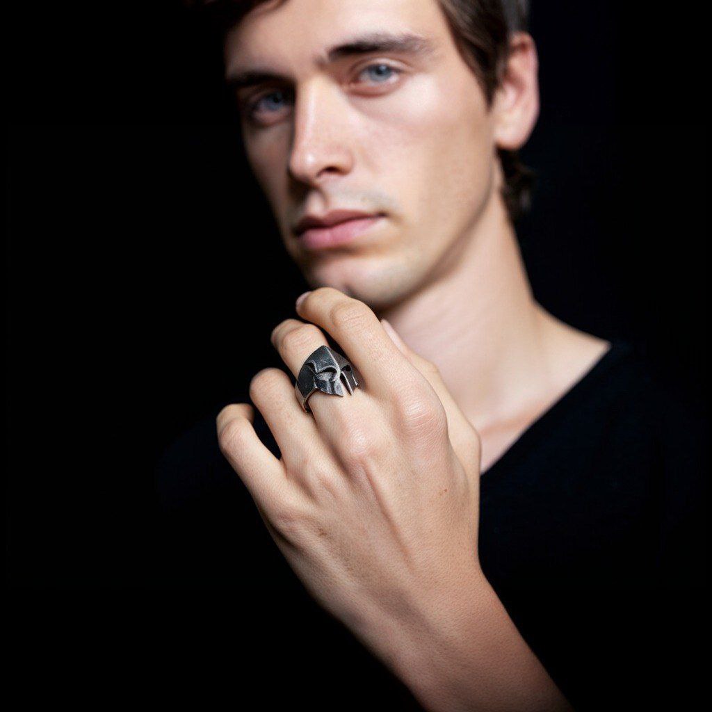 Spartan Helmet Ring