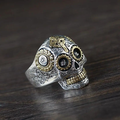 Mexican Skull Ring