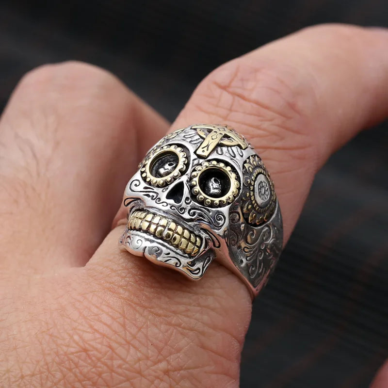 Mexican Skull Ring