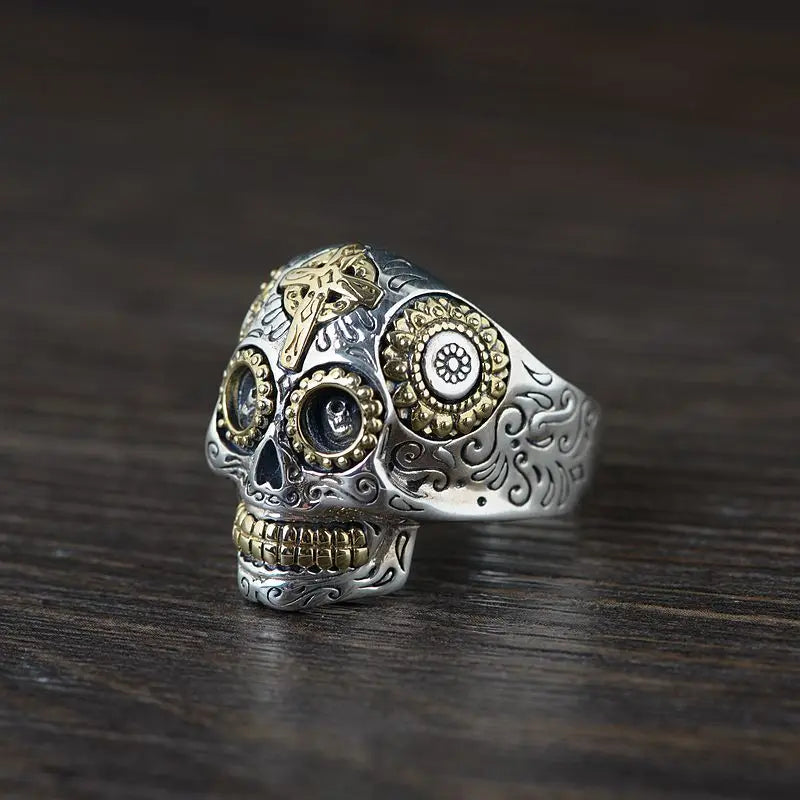 Mexican Skull Ring