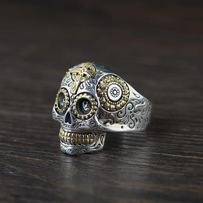 Mexican Skull Ring