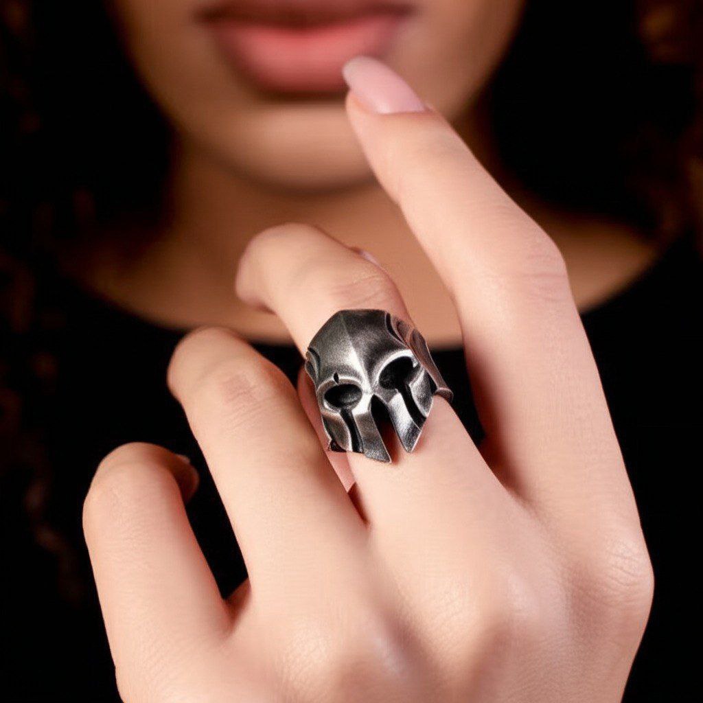 Spartan Helmet Ring